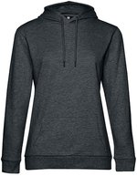 B&C Hoodie Sweat aus Baumwolle-Polyester für Damen, Asphalt XS, BCWW04W – Heather Asphalt