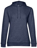 B&C Hoodie Sweat aus Baumwolle-Polyester für Damen, Asphalt XS, BCWW04W – Heather Navy