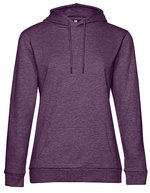B&C Hoodie Sweat aus Baumwolle-Polyester für Damen, Asphalt XS, BCWW04W – Heather Purple
