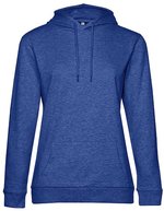 B&C Hoodie Sweat aus Baumwolle-Polyester für Damen, Asphalt XS, BCWW04W – Heather Royal Blue