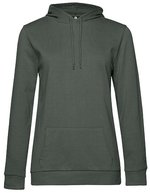 B&C Hoodie Sweat aus Baumwolle-Polyester für Damen, Asphalt XS, BCWW04W – Millennial Khaki