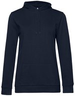 B&C Hoodie Sweat aus Baumwolle-Polyester für Damen, Asphalt XS, BCWW04W – Navy Blue