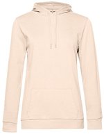 B&C Hoodie Sweat aus Baumwolle-Polyester für Damen, Asphalt XS, BCWW04W – Pale Pink