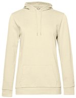 B&C Hoodie Sweat aus Baumwolle-Polyester für Damen, Asphalt XS, BCWW04W – Pale Yellow