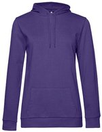 B&C Hoodie Sweat aus Baumwolle-Polyester für Damen, Asphalt XS, BCWW04W – Radiant Purple