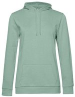 B&C Hoodie Sweat aus Baumwolle-Polyester für Damen, Asphalt XS, BCWW04W – Sage