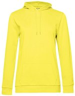 B&C Hoodie Sweat aus Baumwolle-Polyester für Damen, Asphalt XS, BCWW04W – Solar Yellow