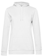 B&C Hoodie Sweat aus Baumwolle-Polyester für Damen, Asphalt XS, BCWW04W – White