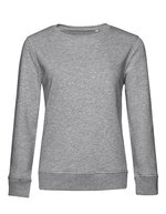 B&C Inspire Crew Neck Sweat /Women_° Apple Green XS (BCWW32B), BCWW32B – Heather Grey
