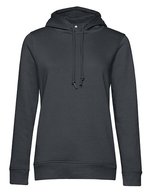 B&C Bio-Baumwoll Hoodie mit Kordelzug, Apple Green XS, BCWW34B – Asphalt