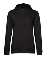 B&C Bio-Baumwoll Hoodie mit Kordelzug, Apple Green XS, BCWW34B – Black Pure