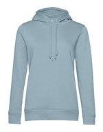 B&C Bio-Baumwoll Hoodie mit Kordelzug, Apple Green XS, BCWW34B – Blue Fog