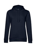 B&C Bio-Baumwoll Hoodie mit Kordelzug, Apple Green XS, BCWW34B – Navy Blue