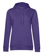 B&C Bio-Baumwoll Hoodie mit Kordelzug, Apple Green XS, BCWW34B – Radiant Purple