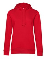 B&C Bio-Baumwoll Hoodie mit Kordelzug, Apple Green XS, BCWW34B – Red