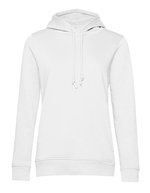 B&C Bio-Baumwoll Hoodie mit Kordelzug, Apple Green XS, BCWW34B – White