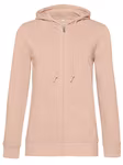B&C Giacca con cappuccio e zip in Cotone Biologico, Off White XL, BCWW36B – immagine 3