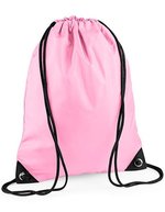 BagBase Wasserabweisender Premium Gymsac 11L, Black 33 x 45 cm, BG10 – Classico Rosa