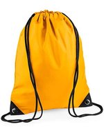 BagBase Wasserabweisender Premium Gymsac 11L, Black 33 x 45 cm, BG10 – Oro