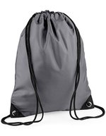 BagBase Wasserabweisender Premium Gymsac 11L, Black 33 x 45 cm, BG10 – Grafite Grigio