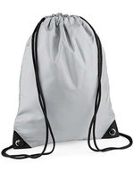 BagBase Wasserabweisender Premium Gymsac 11L, Black 33 x 45 cm, BG10 – Grigio chiaro