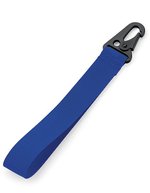 BagBase Brandbarer Schlüsselclip aus Polyester, Black 2.5 x 20.5 cm, BG100 – Reale