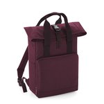 BagBase Roll-Top Rucksack mit Twin Handle, Airforce Blue 28 x 38 x 12 cm, BG118 – Bild 3