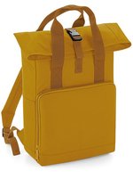 BagBase Roll-Top Rucksack mit Twin Handle, Airforce Blue 28 x 38 x 12 cm, BG118 – Senape