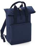 BagBase Roll-Top Rucksack mit Twin Handle, Airforce Blue 28 x 38 x 12 cm, BG118 – Blu navy Dusk