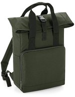 BagBase Roll-Top Rucksack mit Twin Handle, Airforce Blue 28 x 38 x 12 cm, BG118 – Verde oliva