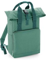 BagBase Roll-Top Rucksack mit Twin Handle, Airforce Blue 28 x 38 x 12 cm, BG118 – Verde salvia