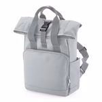 BagBase Recycelter Mini Roll-Top Rucksack, Mustard 23 x 32 x 11 cm, BG118S – Bild 3