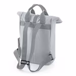 BagBase Recycelter Mini Roll-Top Rucksack, Mustard 23 x 32 x 11 cm, BG118S – Bild 4