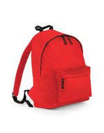 BagBase Fashion Rucksack 600D Polyester 18L, Bottle Green 31 x 42 x 21 cm, BG125 – Bright Red