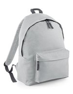 BagBase Fashion Rucksack 600D Polyester 18L, Bottle Green 31 x 42 x 21 cm, BG125 – Light Grey/Graphite Grey