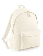 BagBase Fashion Rucksack 600D Polyester 18L, Bottle Green 31 x 42 x 21 cm, BG125 – Natural/Natural