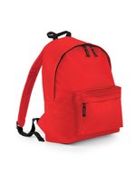 BagBase Junior Rucksack 12L in Farben, Black 28 x 38 x 19 cm, BG125J – Bright Red