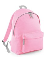 BagBase Junior Rucksack 12L in Farben, Black 28 x 38 x 19 cm, BG125J – Classic Pink/Light Grey
