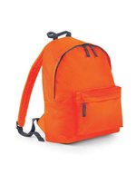 BagBase Junior Rucksack 12L in Farben, Black 28 x 38 x 19 cm, BG125J – Orange/Graphite Grey