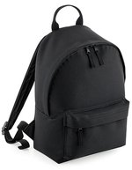 Mini Rucksack 2023 mit Reißverschlusstasche – Black/Black