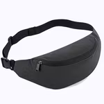 BagBase Reflex Waist Bag with Adjustable Strap, Black Reflective 38 x 14 x 8 cm, BG134 – image 1