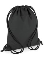 Sacca Sportiva Riflettente con Tasca Nascosta – Black Reflective