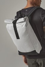 BagBase Zaino Roll-Top Riflettente 15L, Silver Reflective 26 x 43 x 13 cm, BG138 – Bild 1