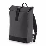 BagBase Reflektierender Roll-Top Rucksack 15L, Black Reflective 26 x 43 x 13 cm, BG138 – Bild 3