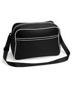 Retro Shoulder Bag – Black/White