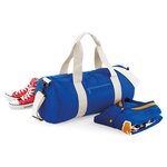 BagBase Geräumige Barrel Tasche aus Polyester, Classic Red/Off White 50 x 25 x 25 cm, BG140 – Bild 3