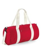 BagBase Geräumige Sporttasche XL aus Polyester – Classic Red/Off White