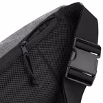 BagBase Sac bandoulière surdimensionné noir/gris, Black 47 x 20 x 8 cm, BG143 – image 5