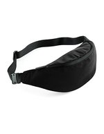 BagBase Studio Hüfttasche aus Polyester-Mikrofaser – Jet Black