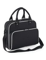 BagBase Junior Tanz Tasche mit Retro-Look – Black/White